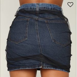 Denim skirt